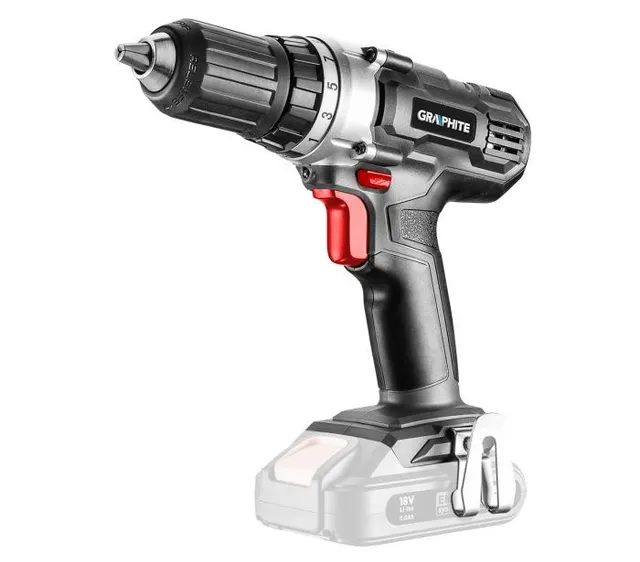 Wiertarko-wkrętarka akumulatorowa Energy+ 18V Li-Ion bez akumulatora 58G006 Graphite