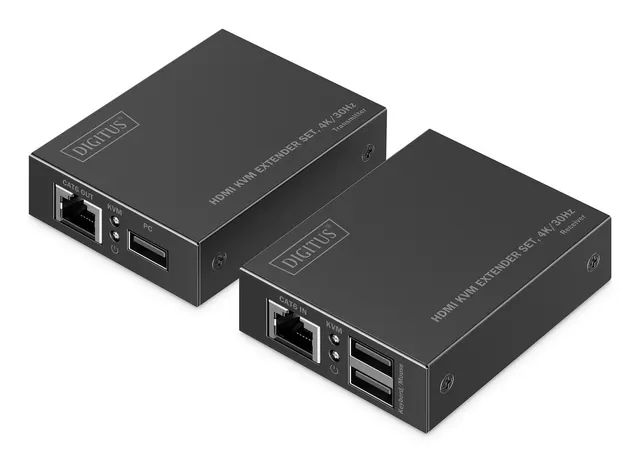 Digitus Zestaw przedłużacza KVM HDMI 4K/30Hz