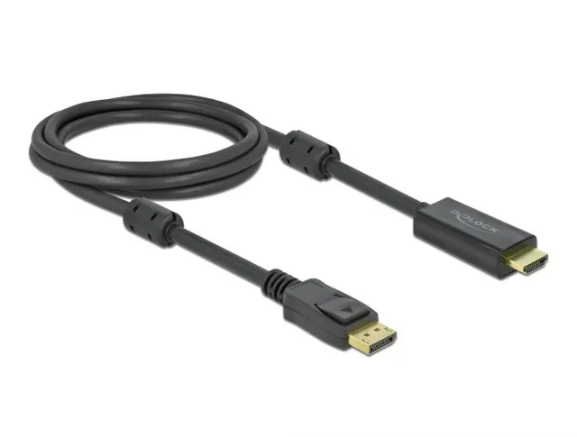 DeLOCK Aktywny DisplayPort 1.2 do kabla HDMI 4K 60 Hz 2 m