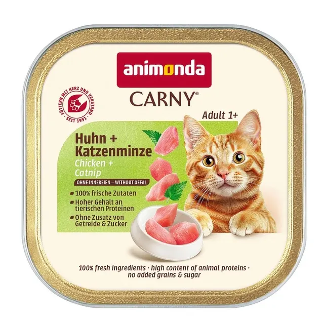 ANIMONDA CARNY dla karma kota kurczak kocimiętka 85g