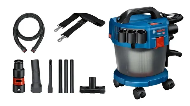 Bosch GAS 18V-10 L Professional Czarny Niebieski
