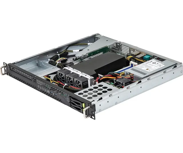 Platforma ASRock Rack (1U) AMD Ryzen 5000 (2xSFF 2xGbE Fixed PSU IPMI)