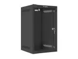 Szafa rack Lanberg WF10-2309-10B (9U; 462mm / 280mm / 310 mm; wisząca; Szklane; 10 ; kolor czarny)