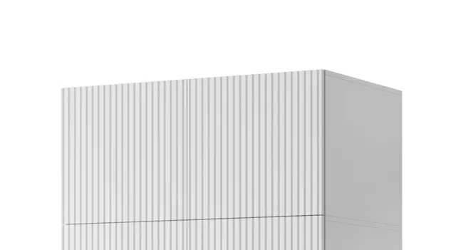 Szafa PAFOS 2D NADSTAWKA 90x55 5x45 biały mat