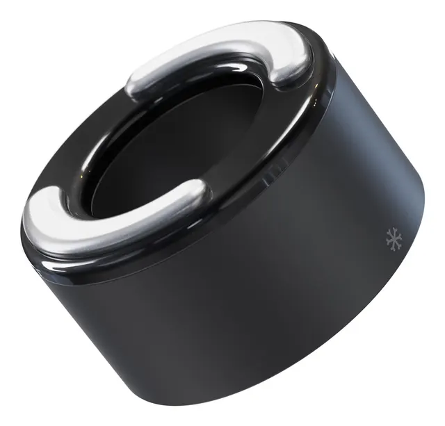 Nasadki Therabody Theraface Pro Hot and Cold Rings czarny
