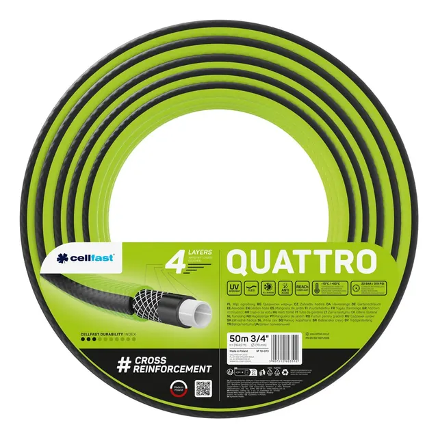 Wąż ogrodowy Quattro 3/4 50m 10-073 CELLFAST
