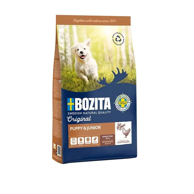 Bozita Original Puppy & Junior Kurczak - sucha karma dla psa - 12 kg