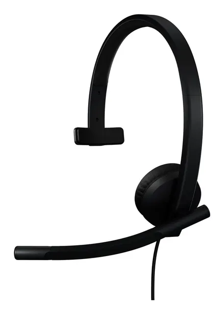 Logitech H570e Zestaw słuchawkowy Przewodowa Opaska na głowę Biuro/centrum telefoniczne USB Type-C Czarny, mono (jednouszne)