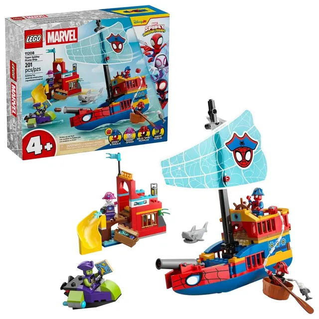 LEGO Marvel 11208 - Statek piracki drużyny Spidey’ego