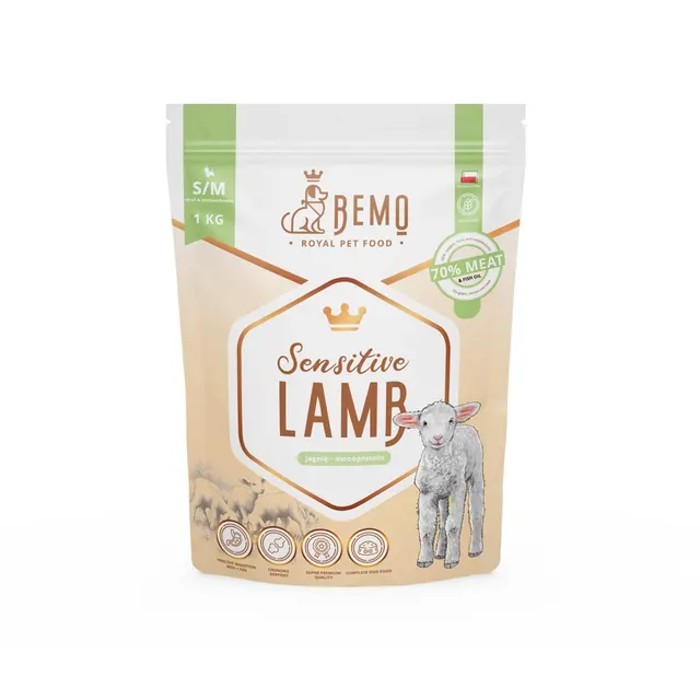 Bemo Karma sucha Sensitive Lamb - jagnięcina small/medium 1kg