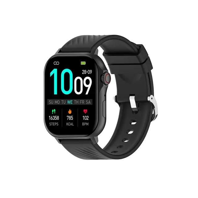 Denver Smartwatch Schwarz 5 41 cm (2.13 ) AMOLED Cyfrowy Ekran dotykowy Czarny GPS