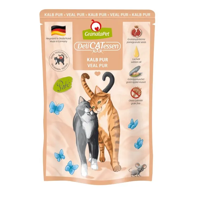 GranataPet DeliCatessen cielęcina karma mokra dla kota 85g