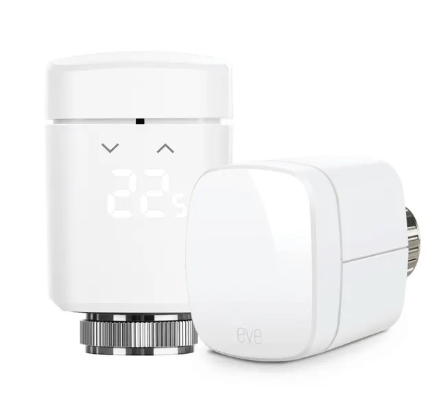 Eve Thermo Matter - inteligentny termostat (kompatybilność: Apple Home Samsung SmartThings Alexa Google Home Home Assistant)