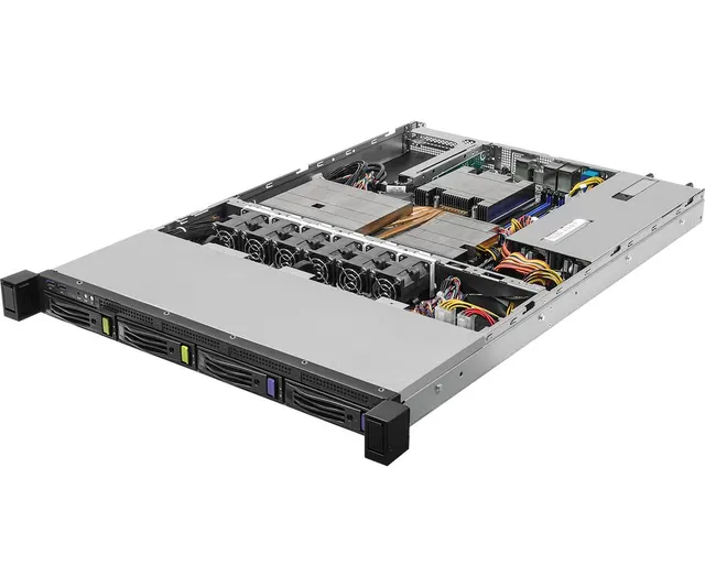 Platforma ASRock Rack (1U) AMD Ryzen 7000 (4xLFF 2xGbE Red.PSU IPMI)