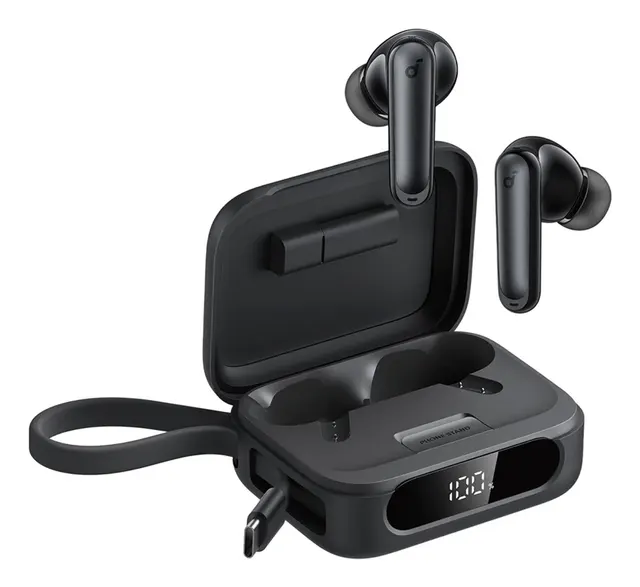 Anker soundcore P41i - Black (MFI) Zestaw słuchawkowy True Wireless Stereo (TWS) Douszny Połączenia/Muzyka/Sport/Codzienność USB Type-C Bluetooth Podstawka do ładowania Czarny