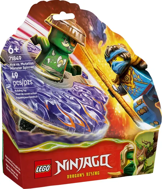 LEGO Ninjago 71849 - Nya kontra zmutowany potwór na spinnerze