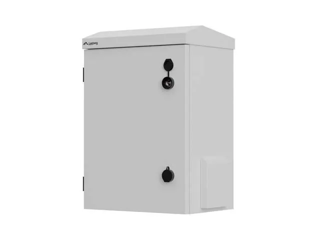LANBERG SZAFA RACK WISZĄCA 10 HERMETYCZNA IP55 MONTAŻ NA ŚCIANIE/SŁUPIE 340X250X500 SZARA (ZŁOŻONA)