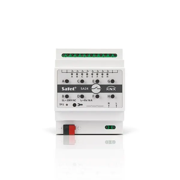 SATEL KNX 8-kanałowy aktor przełączający KNX-SA24