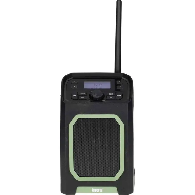 Imperial DABMAN OR 5 mobiele DAB+/FM buitenradio Przenośny Cyfrowy Czarny Zielony