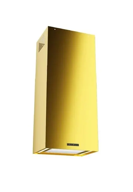 Okap wyspowy AKPO WK-9 ISLA CUBERA 60 cm, 800 m3/h, LED, złoty