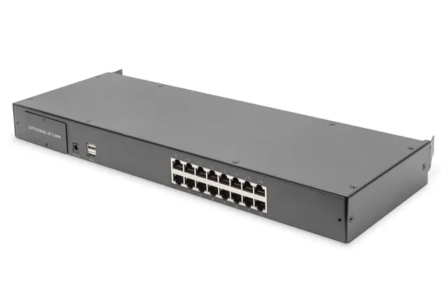 Digitus Przełącznik modułowy KVM Cat.5 16-portowy