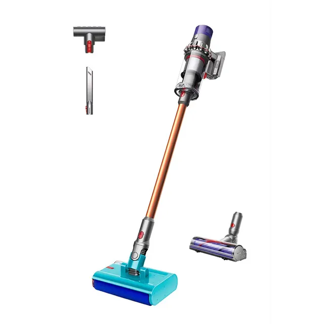 Dyson V10 Submarine Odkurzacz stojący 2 w 1 Bateria Suchy i Mokry Bez worka 0 76 l Miedziany Szary
