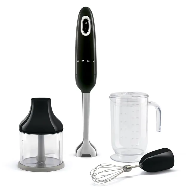Blender immersyjny Smeg HBF03BLEU (101121) 700W Czarny Stal nierdzewna