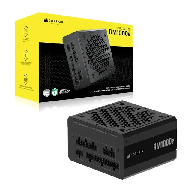 2025 RMe Series RM1000e 1000 Watt ATX 3.1 PCIe 5.1 GOLD Certified