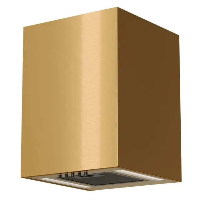 Okap kominowy MAAN Ponza Mini WPB 430 50 cm, LED, filtry aluminiowe, złoty (Ponza Mini WPB 430 złoty połysk)