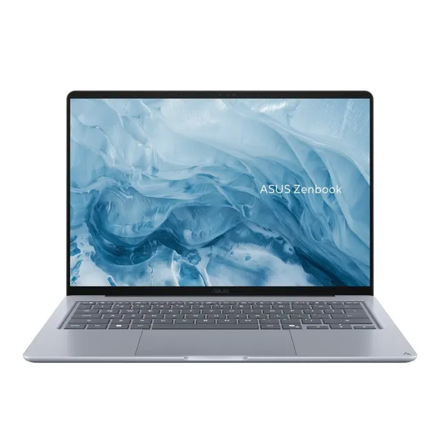 ASUS Zenbook 14 UX3480QA-U1031W Snapdragon X X1-26-100 14.0 WUXGA OLED 60Hz 300nits 16GB LPDDR5X SSD512 Qualcomm Adreno WiFi6E+BT CamFHD+IR 50WHrs Win11 Ceraluminum Arctic Blue