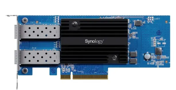 Synology E25G30-F2 2x25GbE SFP28 PCIe 3.0 x8 Low Profile and Full Height