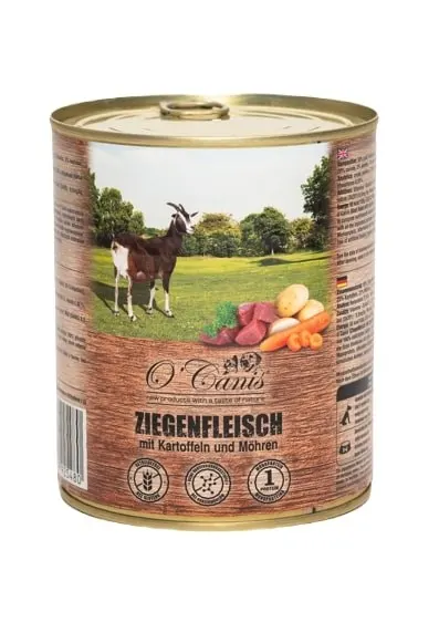 O'CANIS Koza z ziemniakami pietruszką i marchewką - mokra karma dla psa - 800 g