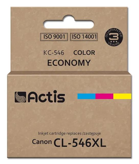 Actis KC-546 Tusz (zamiennik Canon CL-546XL; Supreme; 15 ml; 180 stron; czerwony niebieski żółty).