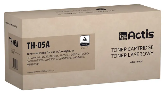 Actis TH-05A Toner (zamiennik HP 05A CE505A Canon CRG-719; Standard; 2300 stron; czarny)