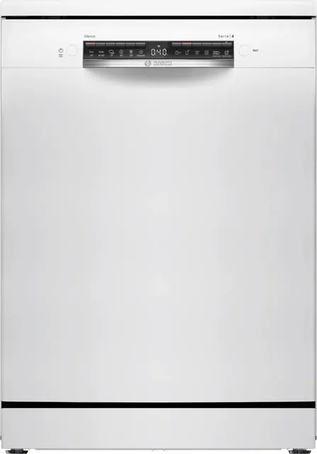 Zmywarka wolnostojąca 60 cm BOSCH SMS4HVW14E Serie 4, klasa B, 14 kpl, EfficientDry, SpeedPerfect, biały