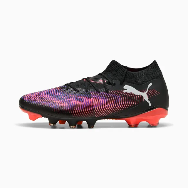 PUMA Future 8 Match FG/AG Piłka nożna Unisex Czarny Wielobarwny, rozmiar 44
