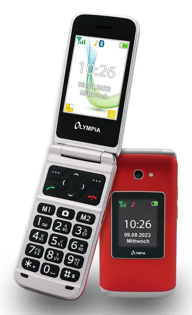 Olympia VITUS 4G 7 11 cm (2.8 ) 147 g Czerwony Aparat w telefonie