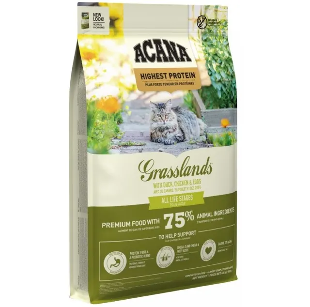 ACANA Grasslands Cat - sucha karma dla kota - 4 5 kg
