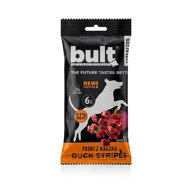 Bult Tasty Strips Superfoods Paski z Kaczką 6szt