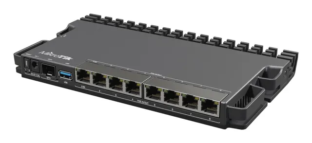 Router Mikrotik RB5009UPr+S+IN Total Ethernet Ports:9; Architecture:ARM 64bit; CPU core:4