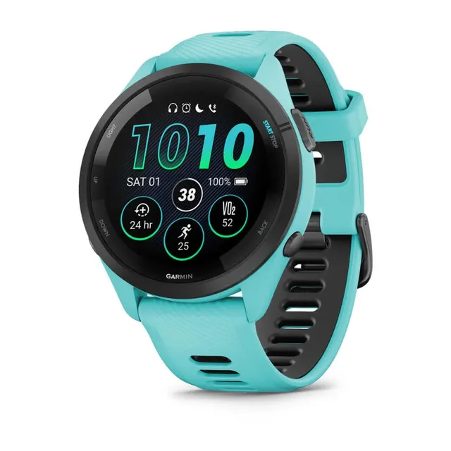 Zegarek sportowy Garmin Forerunner 265 AMOLED 46mm Niebieski