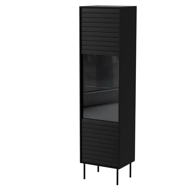Witryna CORTINA 53x40x182 czarny