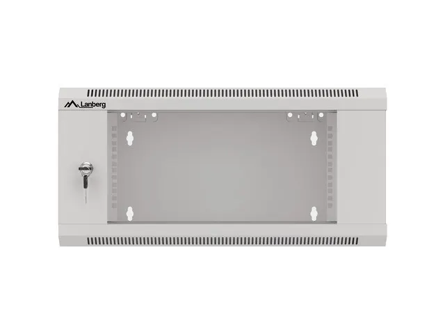 LANBERG SZAFA WISZĄCA 19 4U 570X600 SZYBKI MONTAŻ (SZARA FLAT PACK) WFFA-5604-10S
