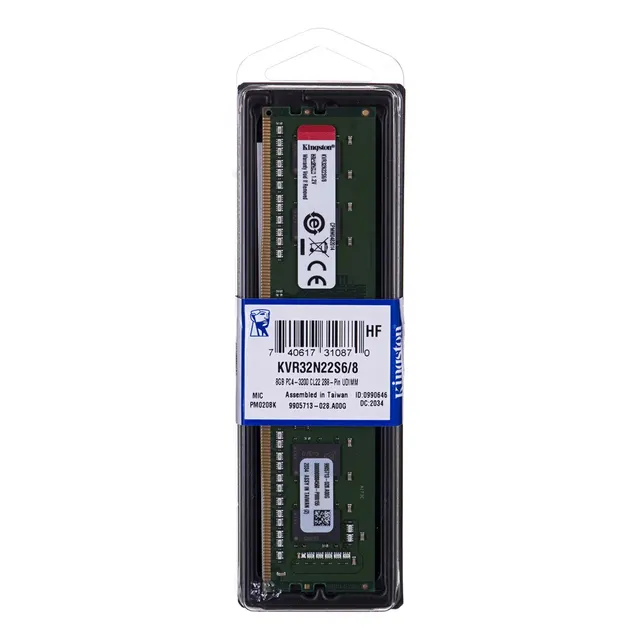 KINGSTON DDR4 8GB 3200MT/s CL22 DIMM (KVR32N22S6/8)