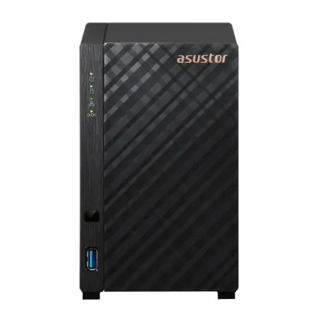 Asustor AS1202T serwer danych NAS Tower Realtek 1 GB DDR4 0 TB ADM Czarny