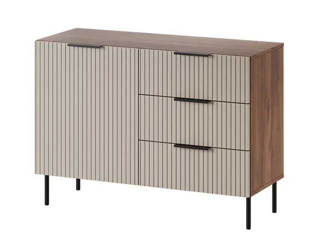 Komoda 2 ALMERA 104x42x75 orzech/kaszmir