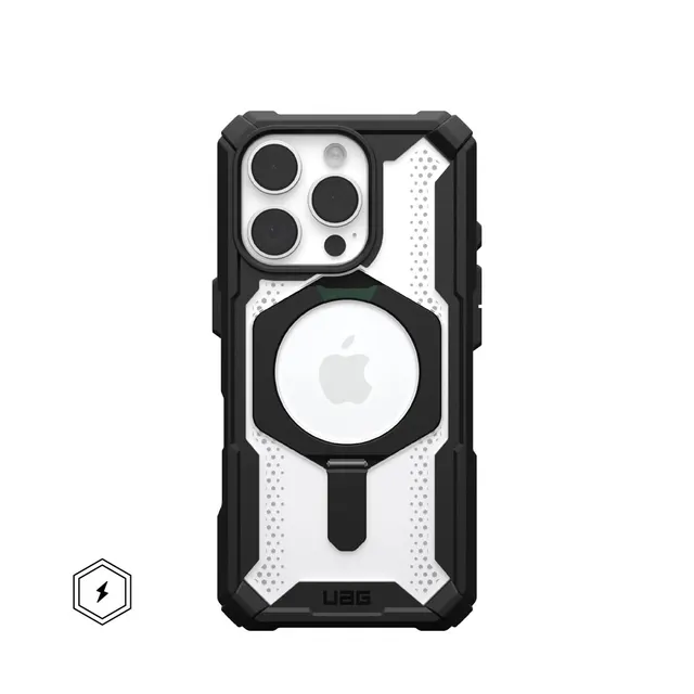 Etui z podpórką UAG Urban Armor Gear Plasma XTE MagSafe do Apple iPhone 16 Pro przezroczysty