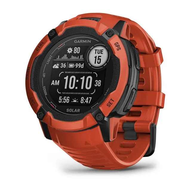 Zegarek Garmin Instinct 2X Solar 50mm MIP Red