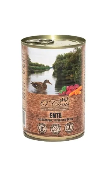 O'CANIS Kaczka proso marchew - mokra karma dla psa - 400 g