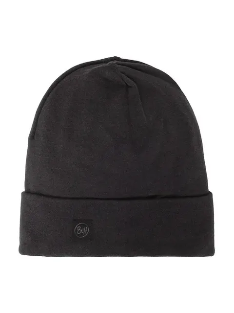 Czapka wełniana Buff Merino Heavyweight solid black